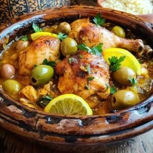 Tajine Poulet aux Olives