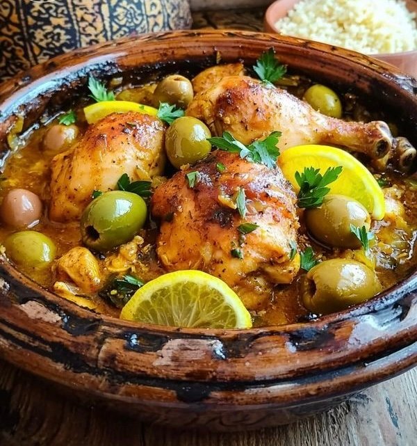 Tajine Poulet aux Olives